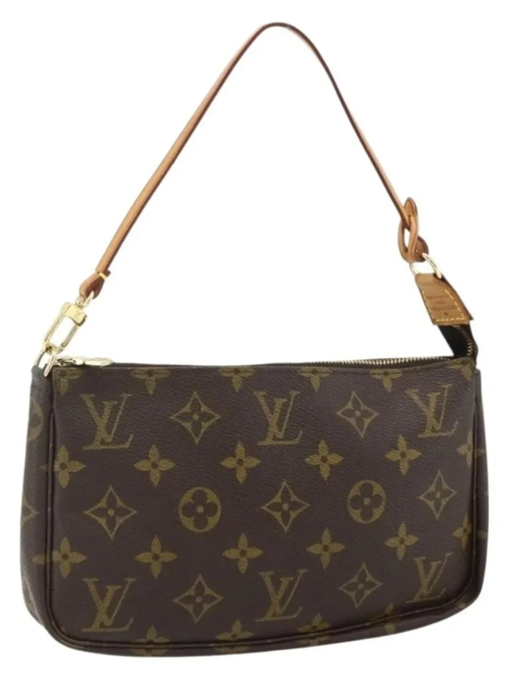 LOUIS VUITTON Monogram Pochette Accessoires Pouch M51980 LV Auth ka4275